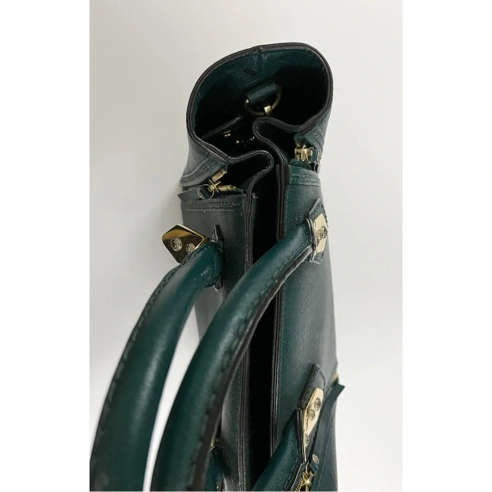 Henri Bendel • Rare Limited Edition Pebble Green A List Satchel - Picture 14 of 15